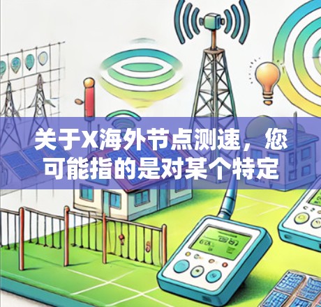 关于X海外节点测速,您可能指的是对某个特定的网络节点或存储节点进行性能测试,特别是在海外地区的节点。以下是一些可能的步骤和注意事项,帮助您进行测速 关于X海外节点测速,您可能指的是对某个特定的网络节点或存储节点进行性能测试,特别是在海外地区的节点。以下是一些可能的步骤和注意事项,帮助您进行测速