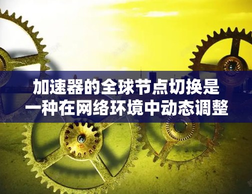 加速器的全球节点切换是一种在网络环境中动态调整数据流路径的机制，旨在优化数据传输和处理效率。以下是对这一概念的详细分析