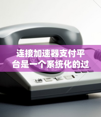 连接加速器支付平台是一个系统化的过程,需要遵循以下步骤 连接加速器支付平台是一个系统化的过程,需要遵循以下步骤