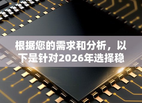 根据您的需求和分析,以下是针对2026年选择稳定VPN软件的最优建议 根据您的需求和分析,以下是针对2026年选择稳定VPN软件的最优建议