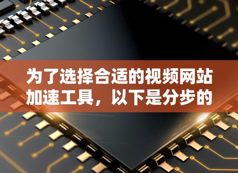 为了选择合适的视频网站加速工具,以下是分步的建议 为了选择合适的视频网站加速工具,以下是分步的建议