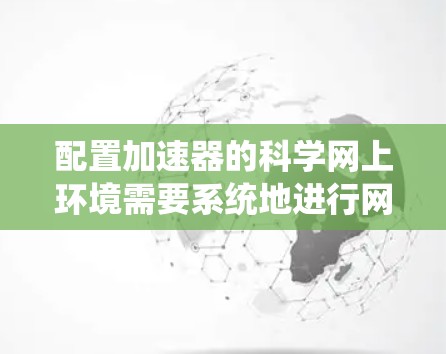 配置加速器的科学网上环境需要系统地进行网络设置和优化，以下是详细的步骤指南
