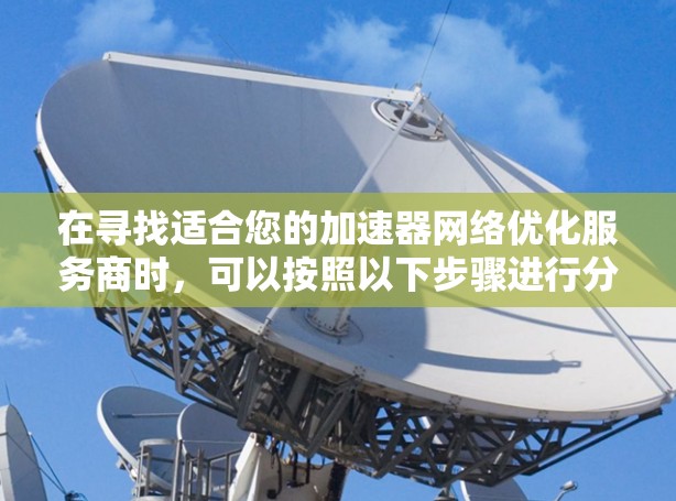 在寻找适合您的加速器网络优化服务商时，可以按照以下步骤进行分析和选择